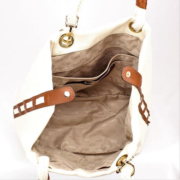 Michael Kors Woven/Leather Women Bag - Picture 4 of 4